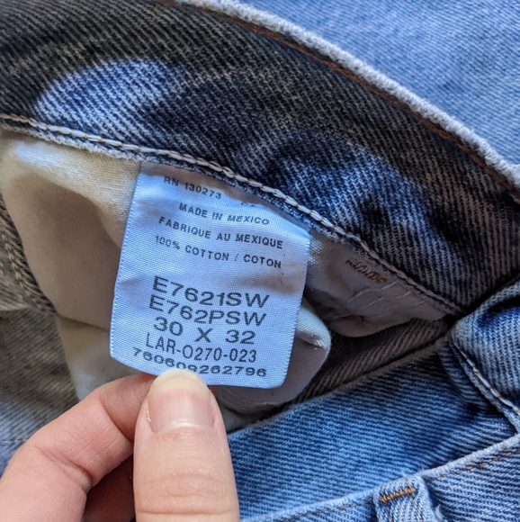 Vintage High Waisted Jeans 1990s Rustler - Picture 5 of 6